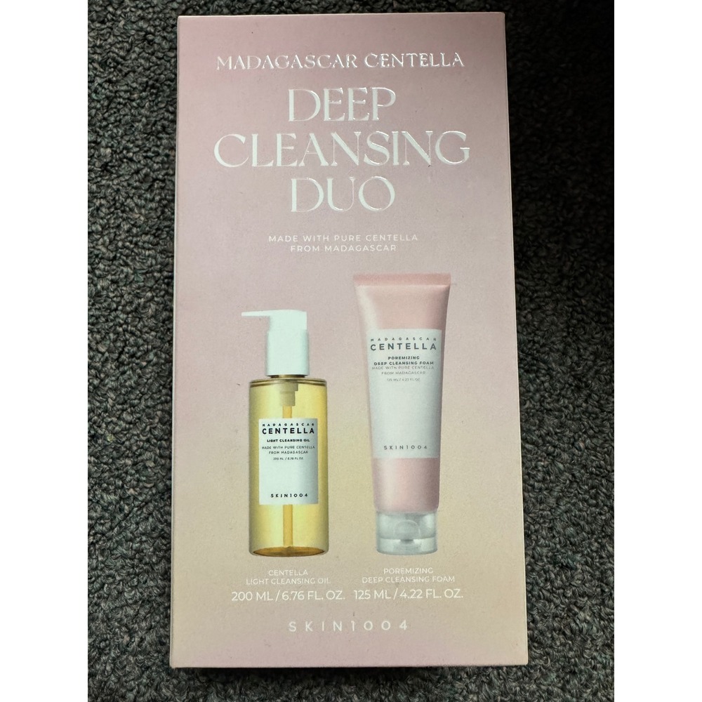 SKIN1004 Madagascar Centella Deep Cleansing Duo Oil & Foam Set K-Beauty NEW